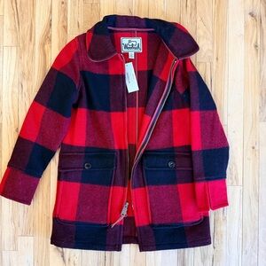 Woolrich Buffalo Plaid Gorgeous Women’s Full Zip Jacket sz Small New W/Tags